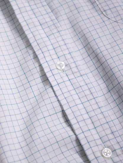 Brooks Brothers check shirt white