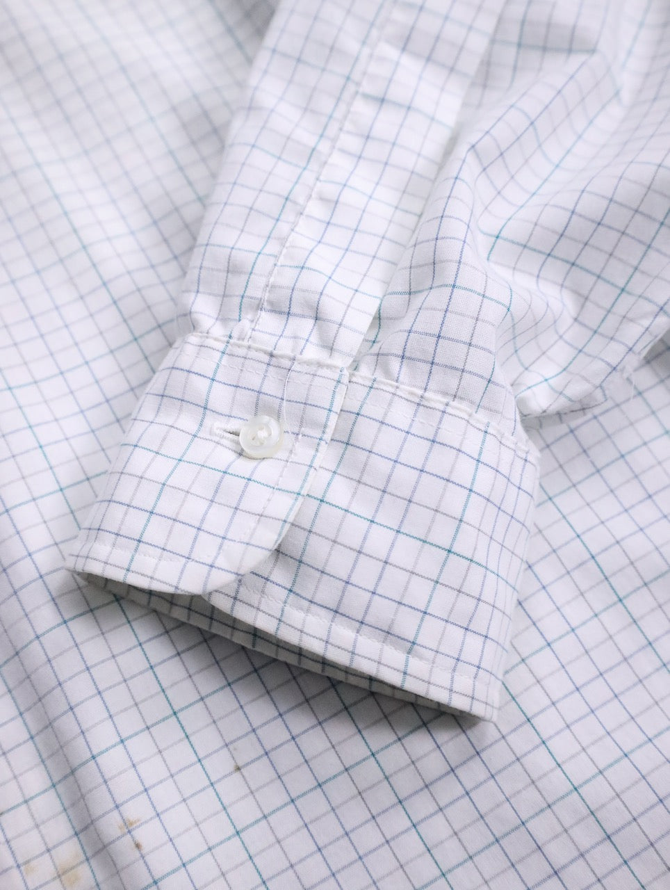 Brooks Brothers check shirt white