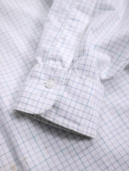 Brooks Brothers check shirt white
