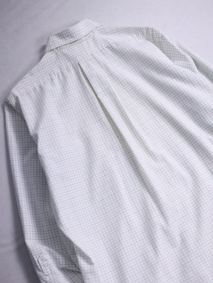 Brooks Brothers check shirt white