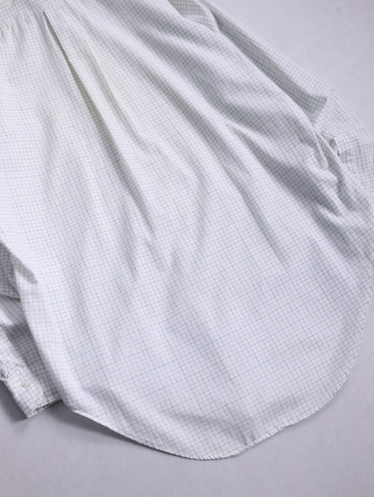 Brooks Brothers check shirt white