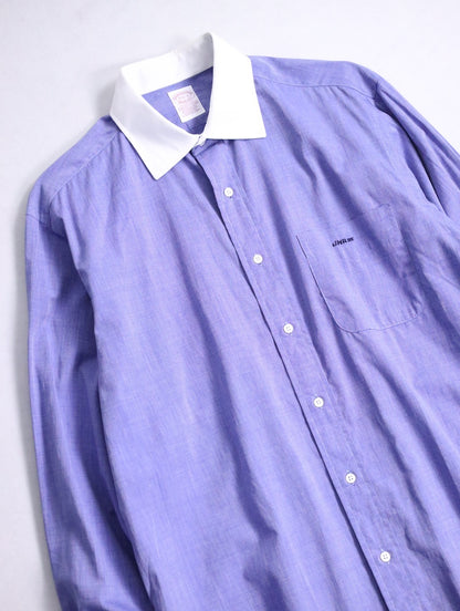 BROOKS BROTHERS cotton shirt blue