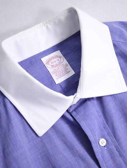 BROOKS BROTHERS cotton shirt blue