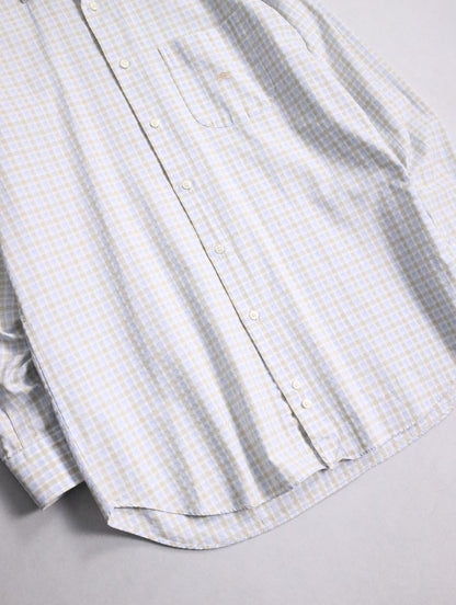Burberry check shirt whiteblue-beige