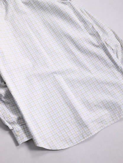 Burberry check shirt whiteblue-beige