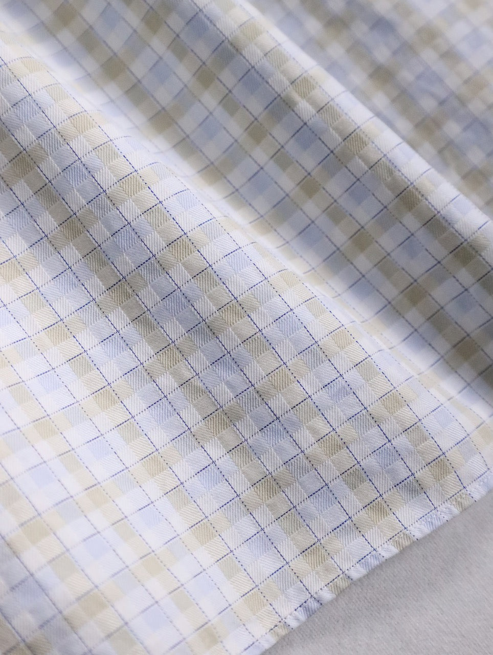 Burberry check shirt whiteblue-beige