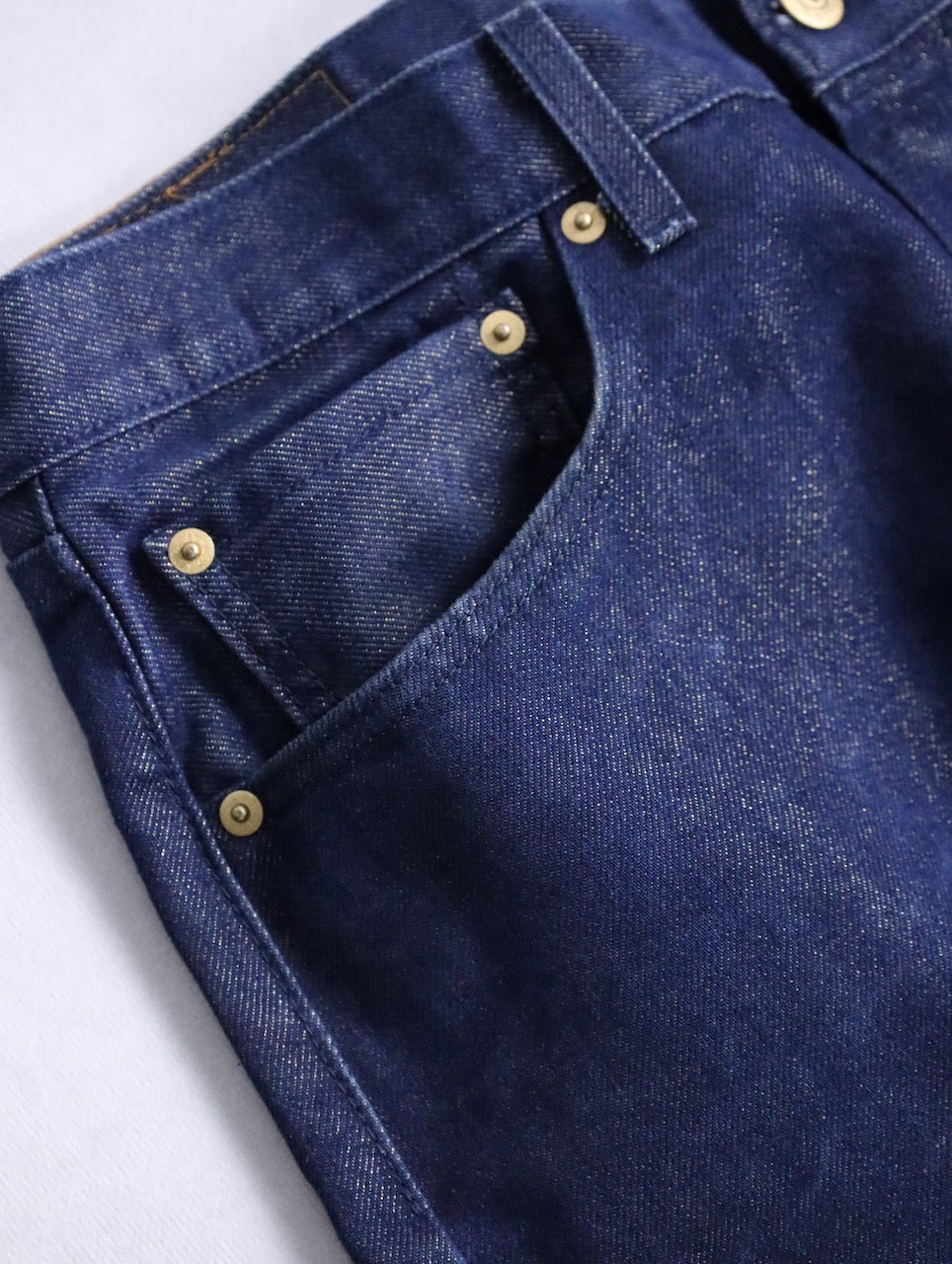 Levi's gloss denim pants blue