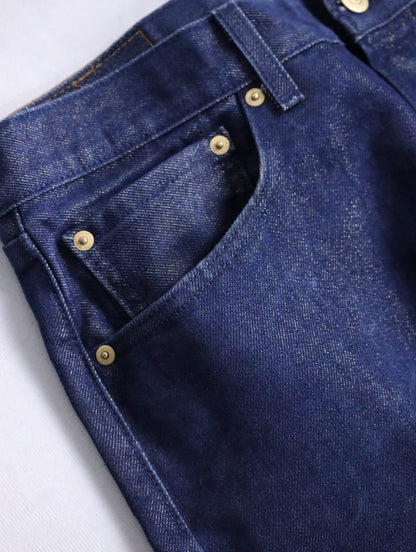 Levi's gloss denim pants blue