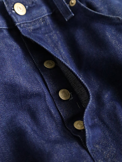 Levi's gloss denim pants blue