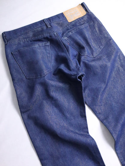 Levi's gloss denim pants blue