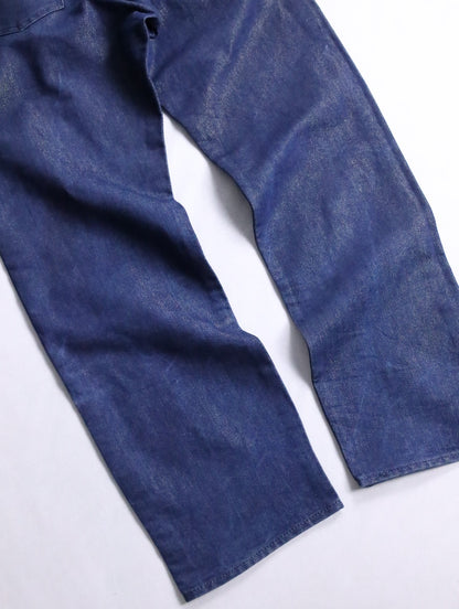 Levi's gloss denim pants blue