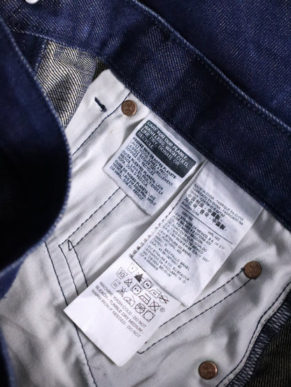 Levi's gloss denim pants blue