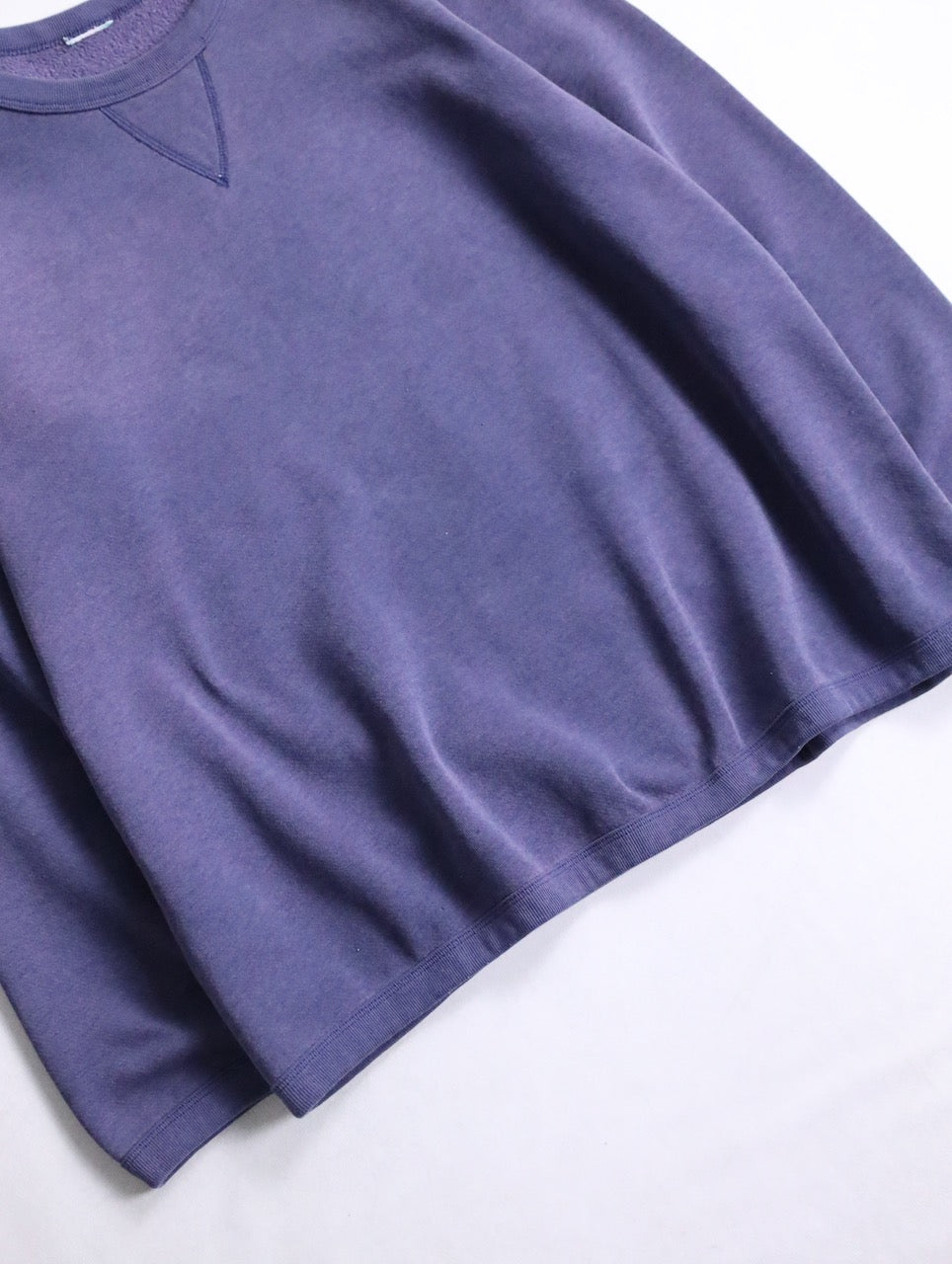 sun fade vintage sweat purple