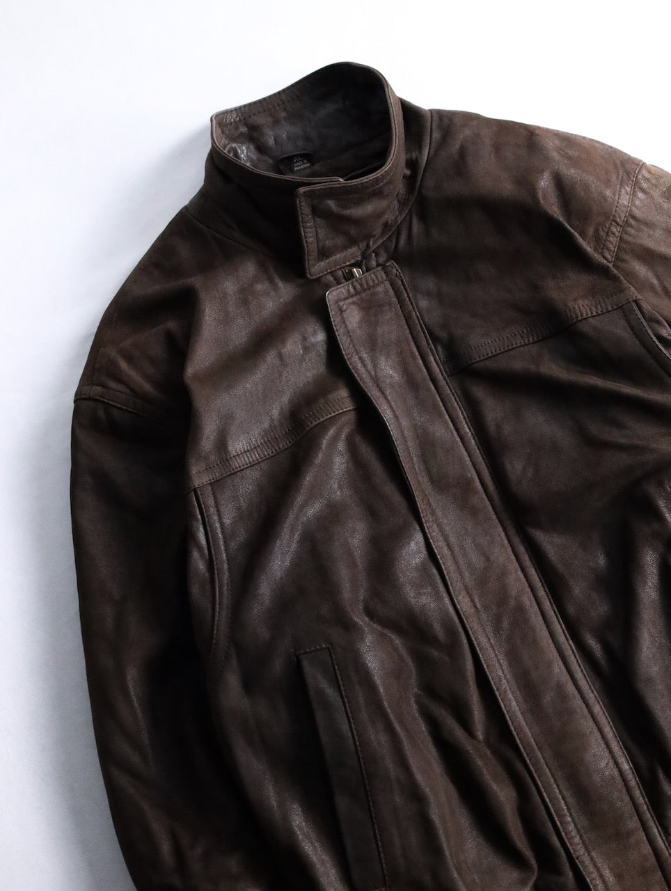 Adventure Bound blouson leather jacket brown