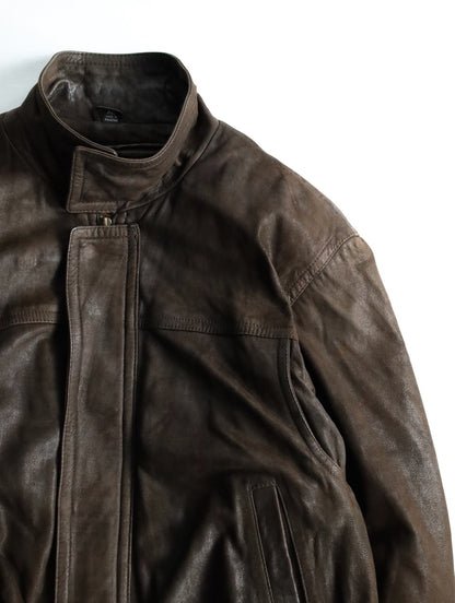 Adventure Bound blouson leather jacket brown