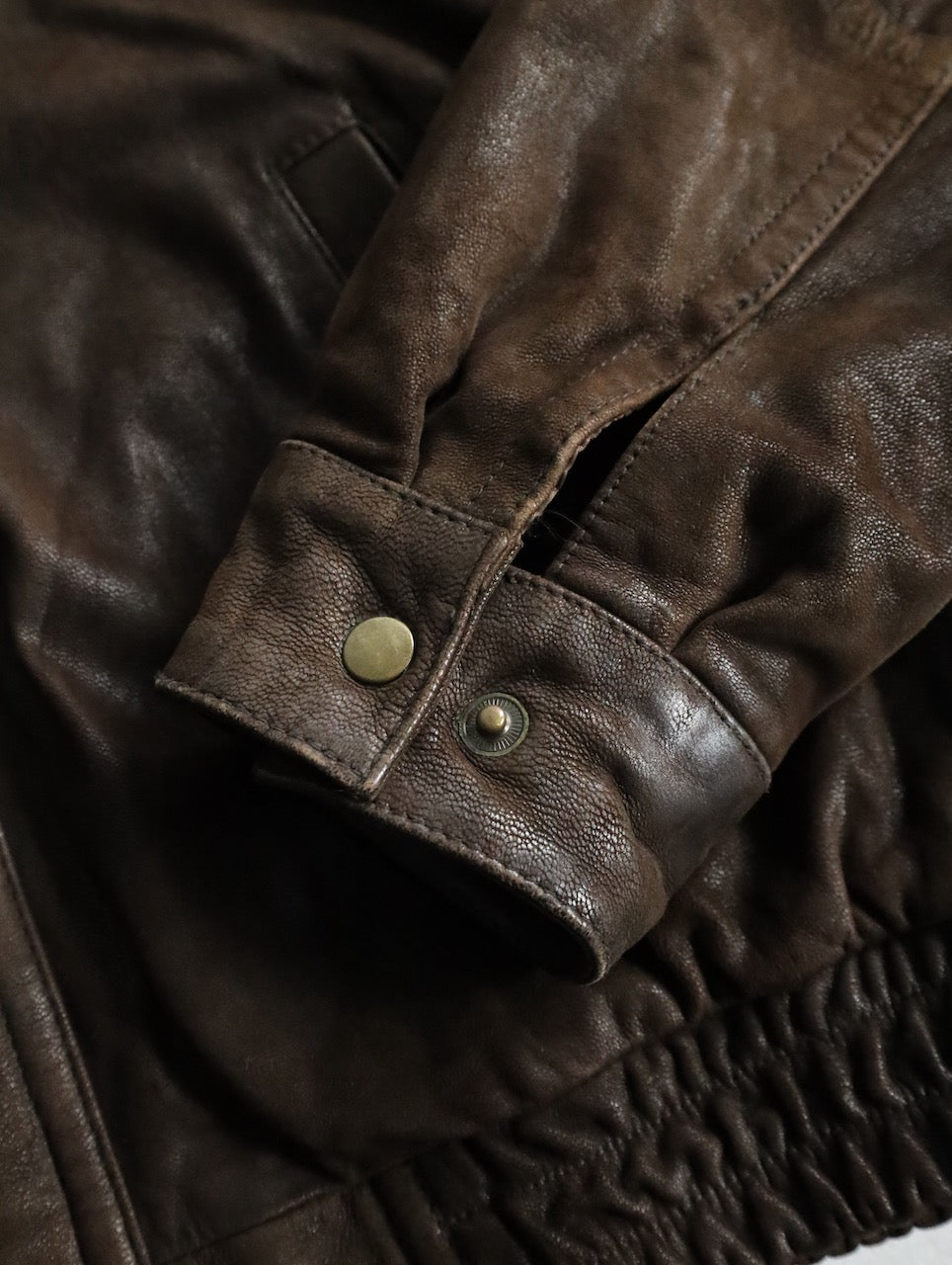 Adventure Bound blouson leather jacket brown