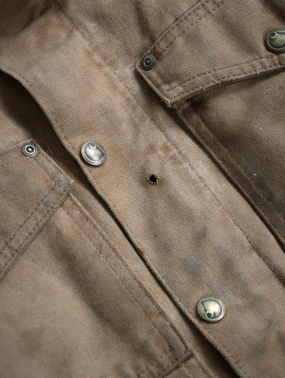 Carhartt duck work jacket beige