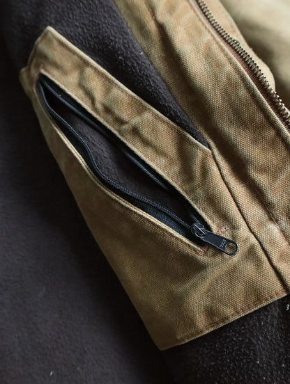 Carhartt duck work jacket beige