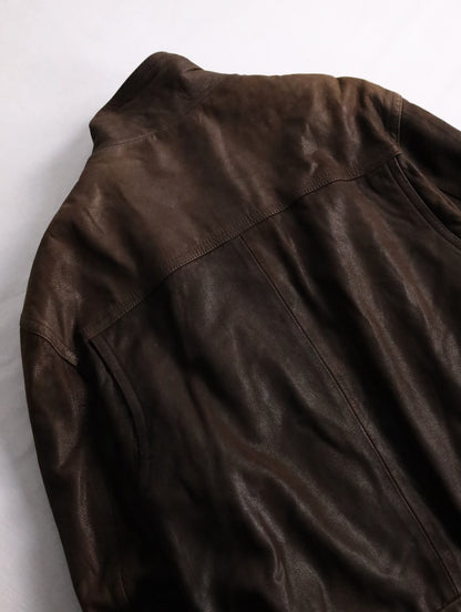Adventure Bound blouson leather jacket brown