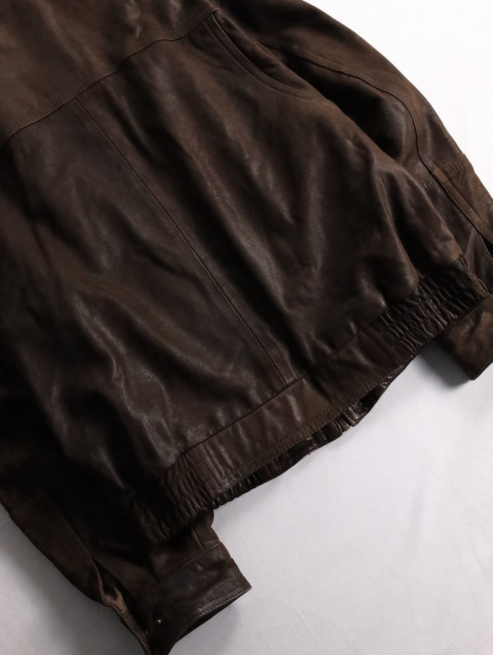 Adventure Bound blouson leather jacket brown