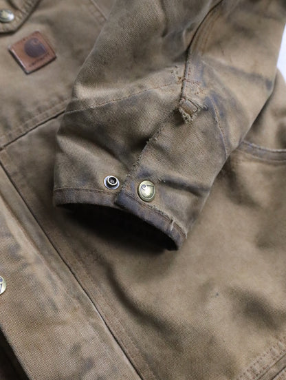 Carhartt duck work jacket beige