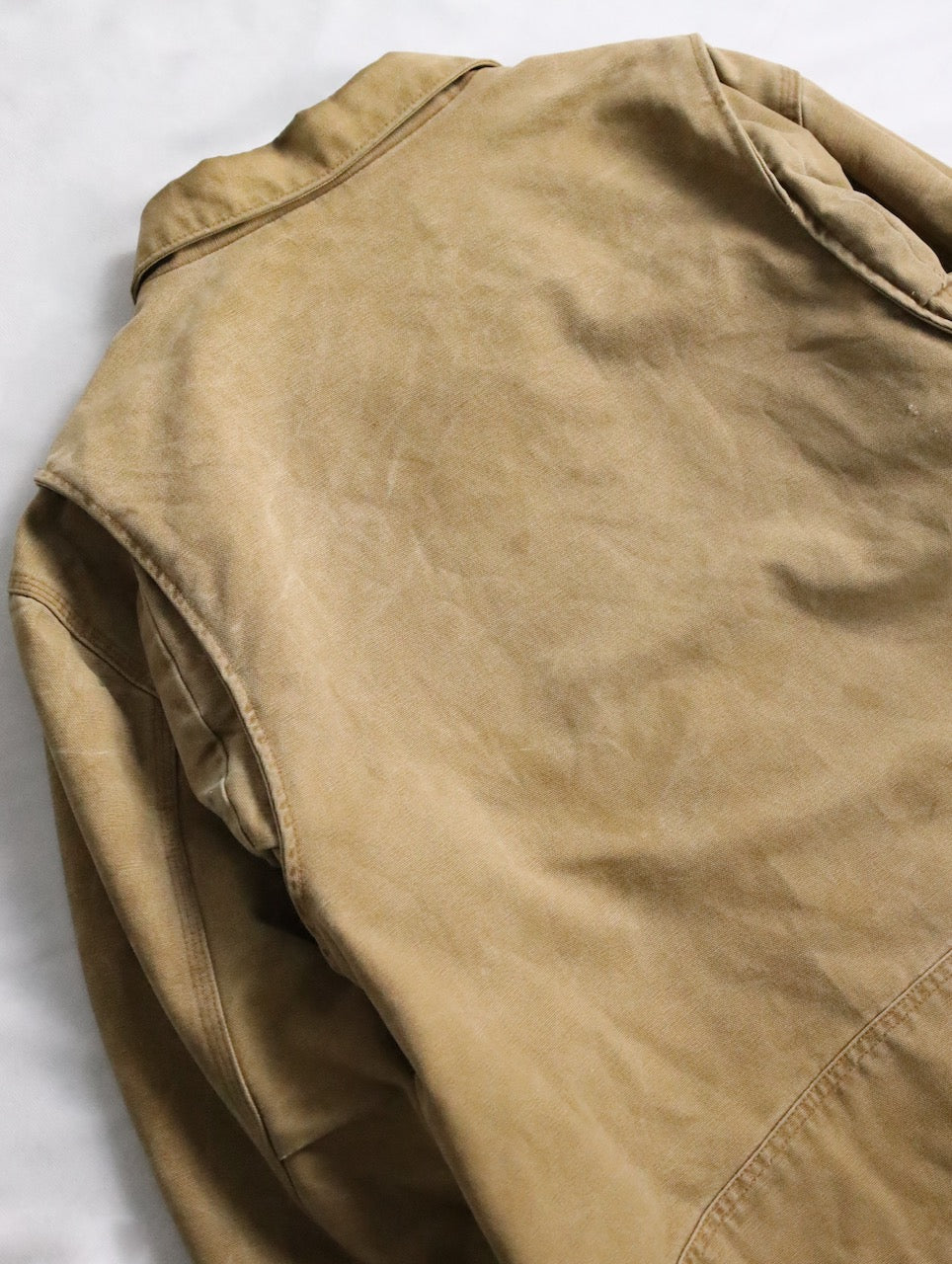 Carhartt duck work jacket beige