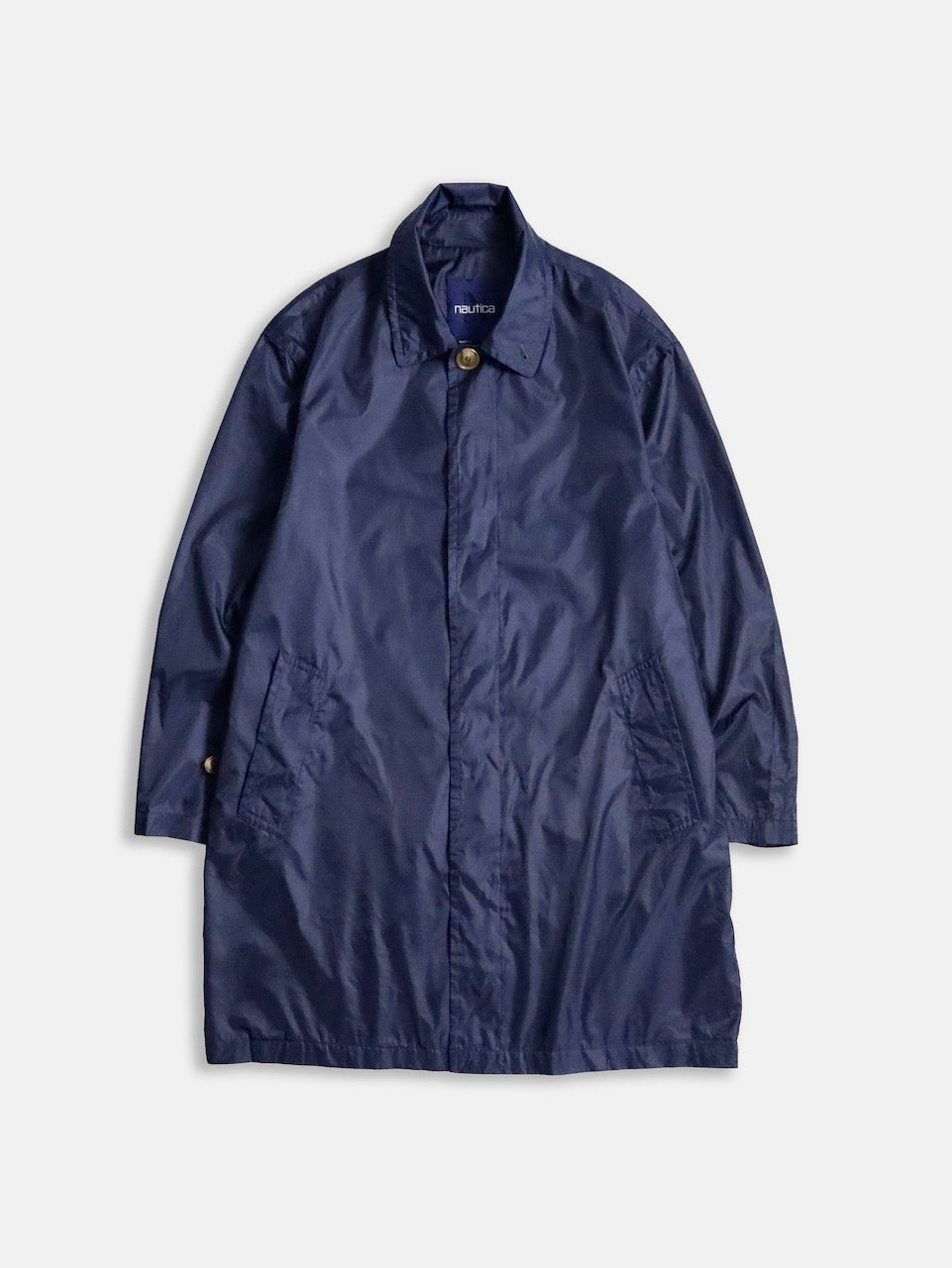 NAUTICA nylon touch coat navy