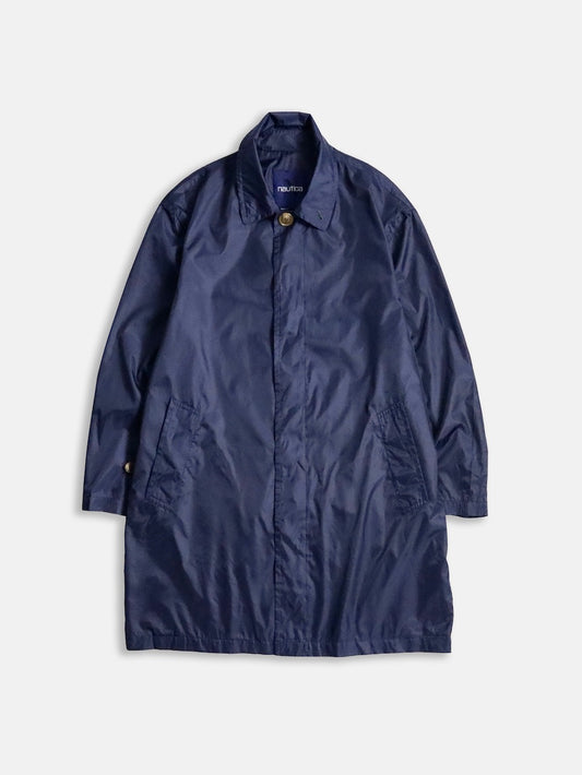 NAUTICA nylon touch coat navy