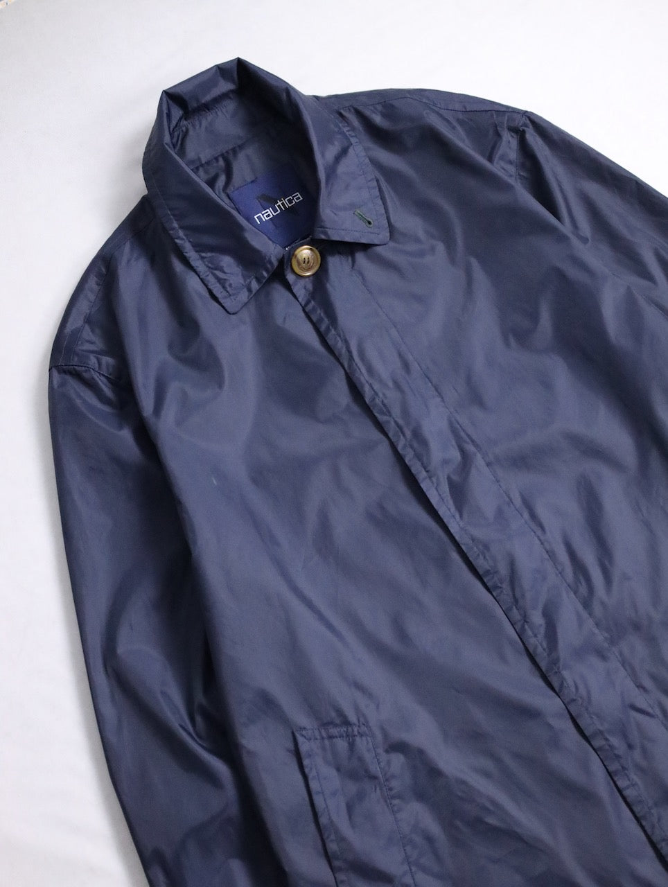 NAUTICA nylon touch coat navy
