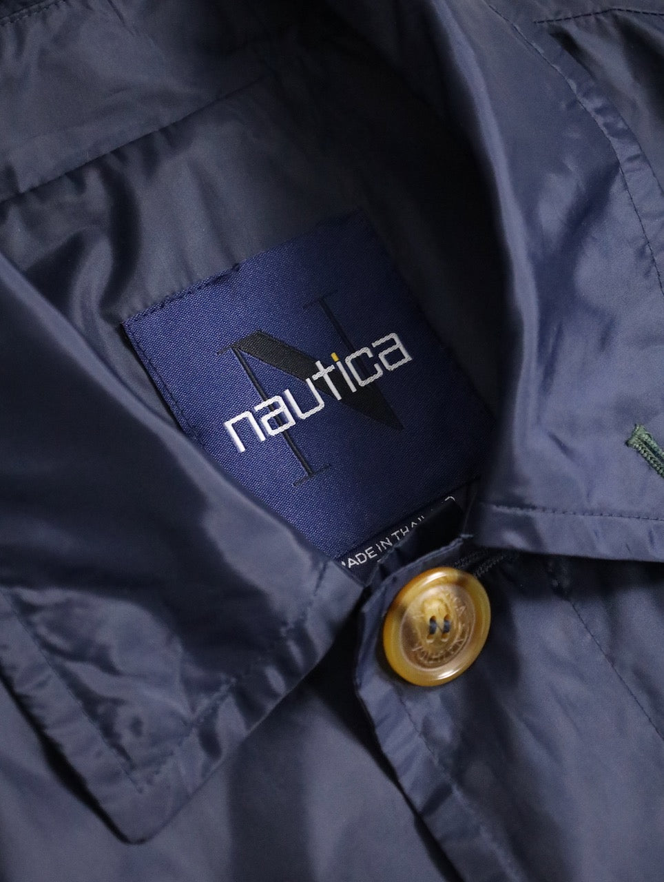 NAUTICA nylon touch coat navy