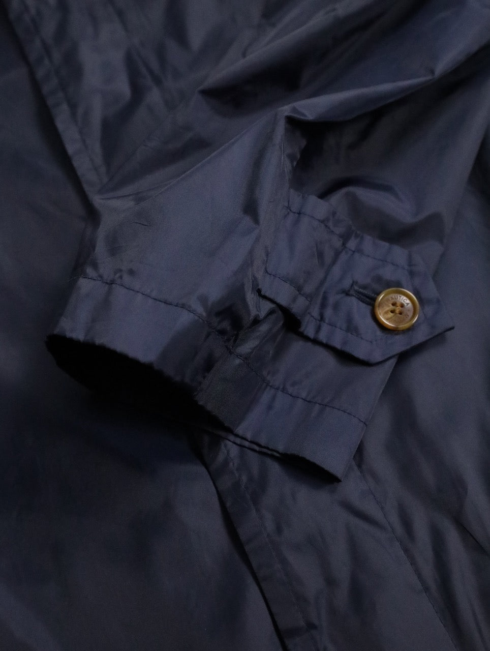 NAUTICA nylon touch coat navy