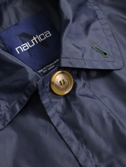 NAUTICA nylon touch coat navy