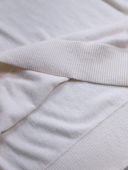 cashmere brend knit hoodie pinkbeige