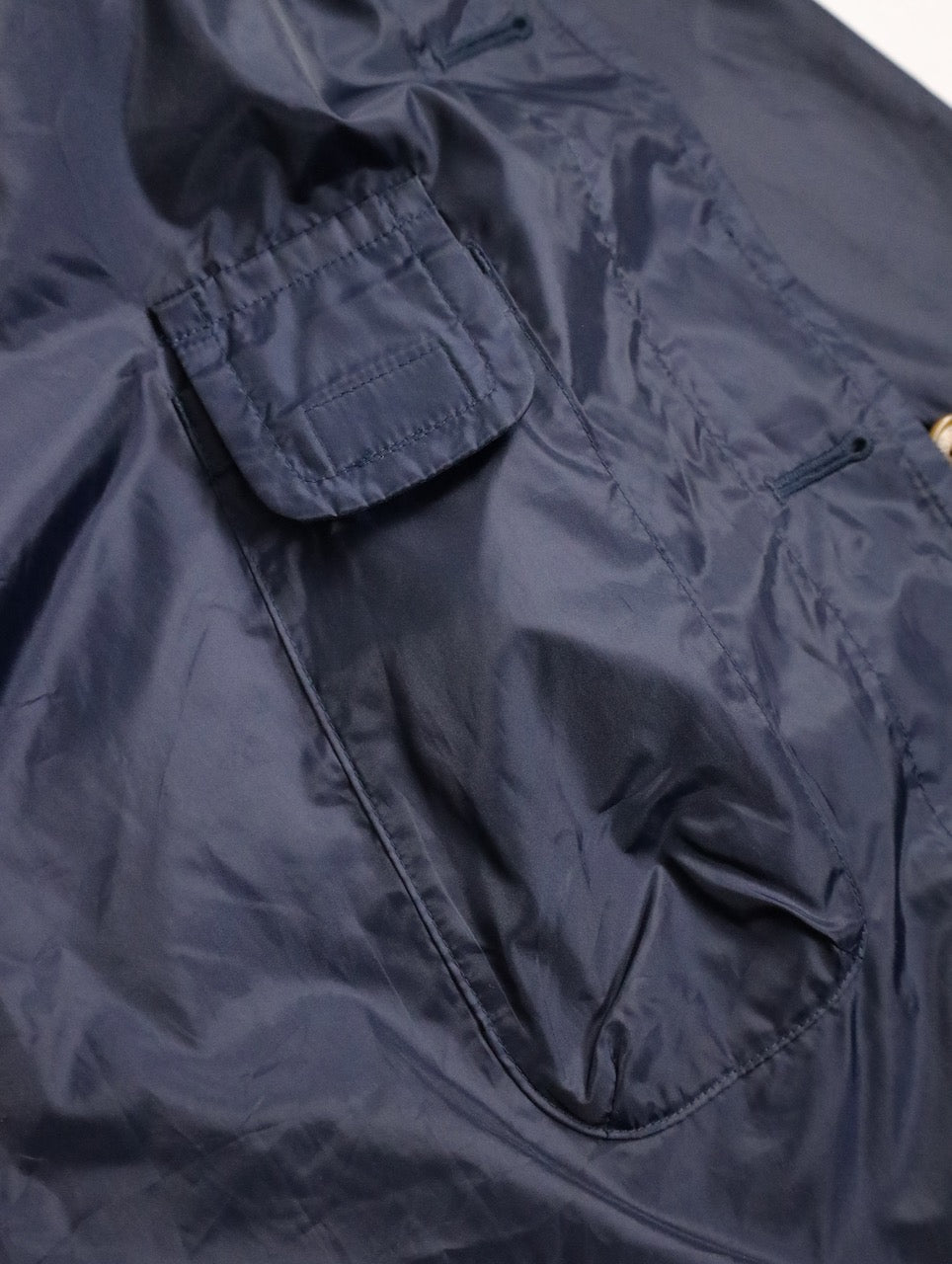 NAUTICA nylon touch coat navy