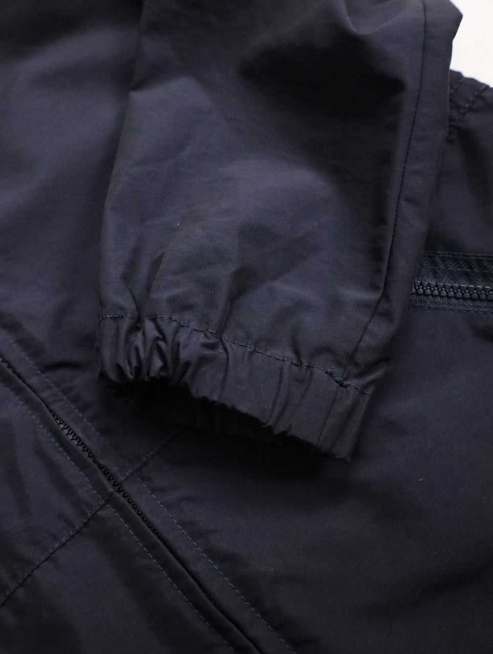 Armani Jeans nylon touch hooded jacket navy