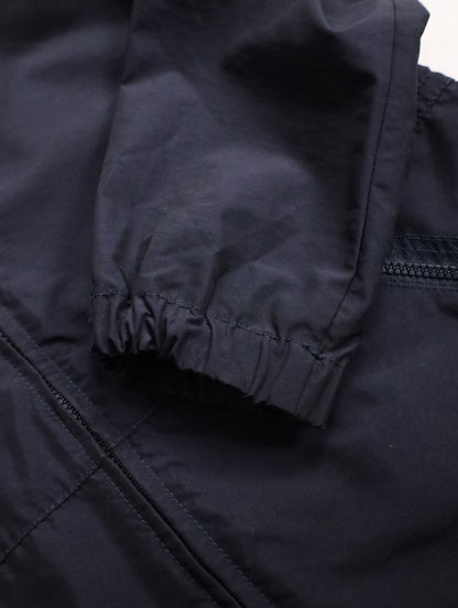 Armani Jeans nylon touch hooded jacket navy