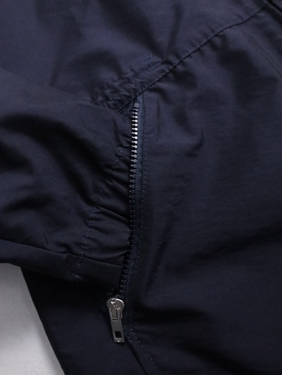 Armani Jeans nylon touch hooded jacket navy