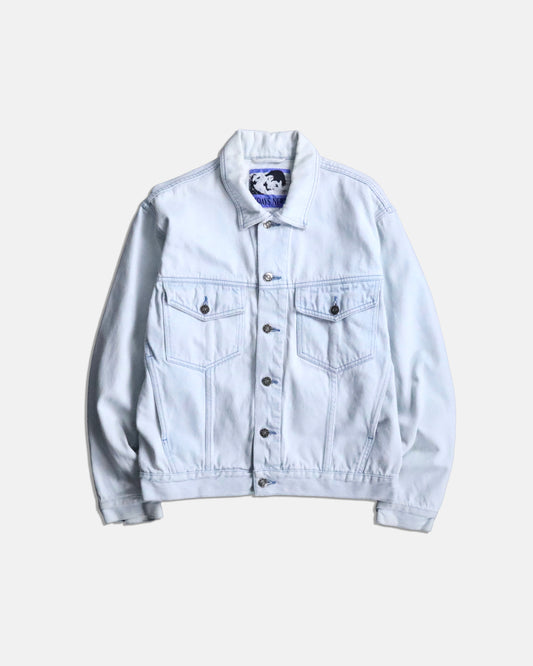 denim tracker jacket lightblue