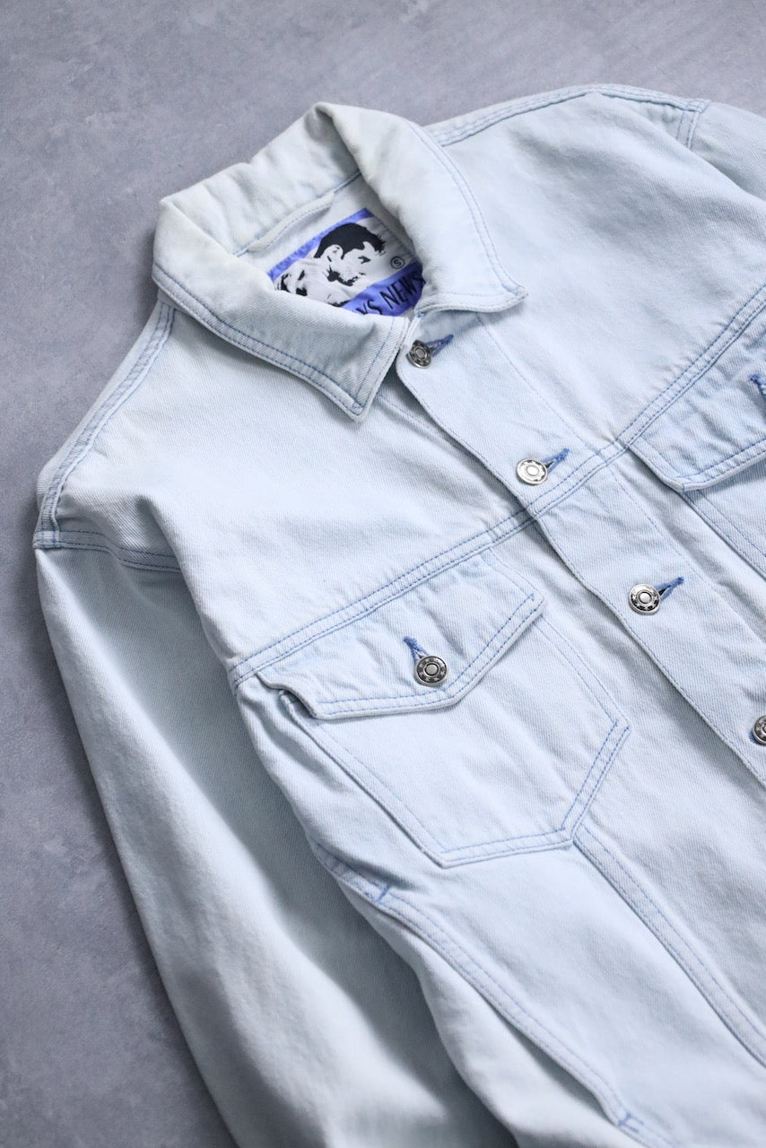denim tracker jacket lightblue