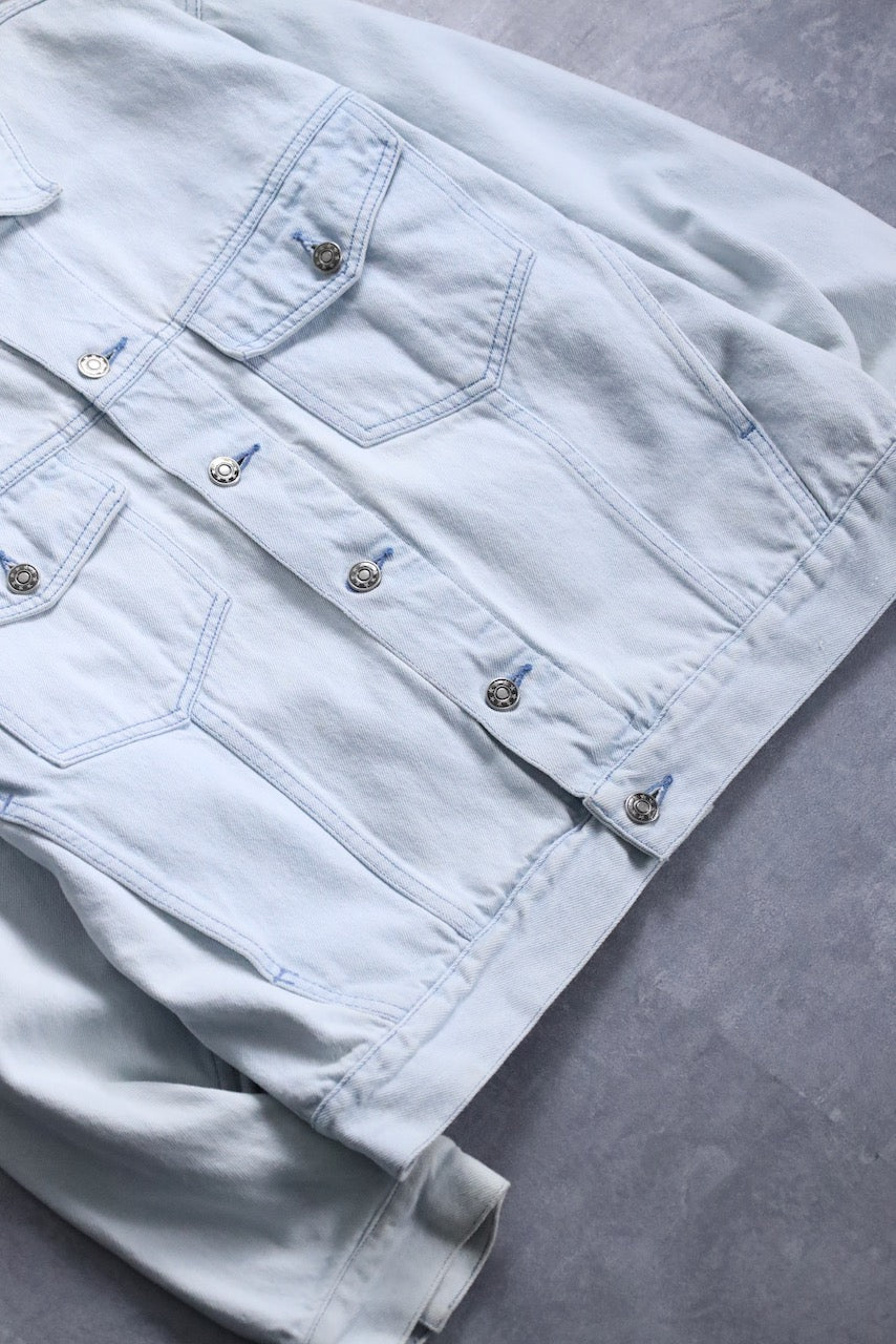 denim tracker jacket lightblue