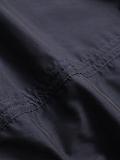 Armani Jeans nylon touch hooded jacket navy