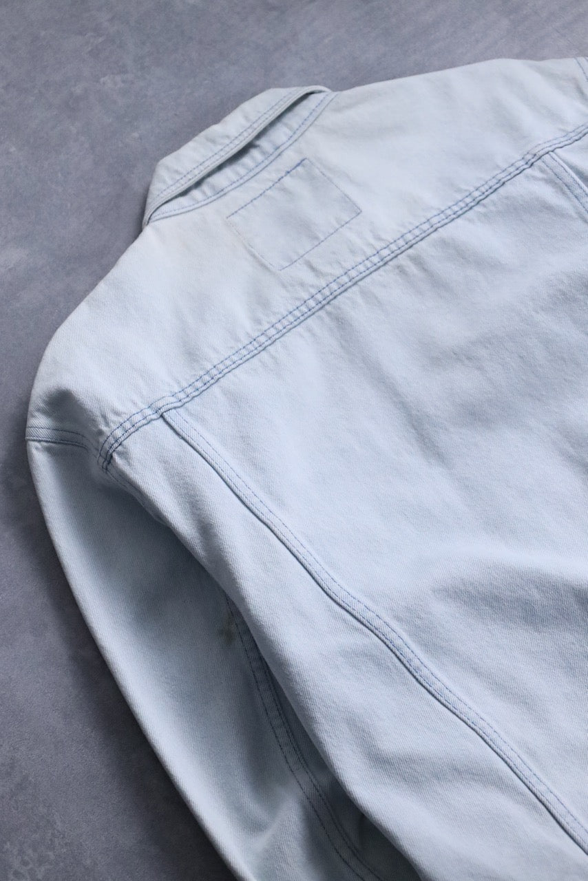 denim tracker jacket lightblue