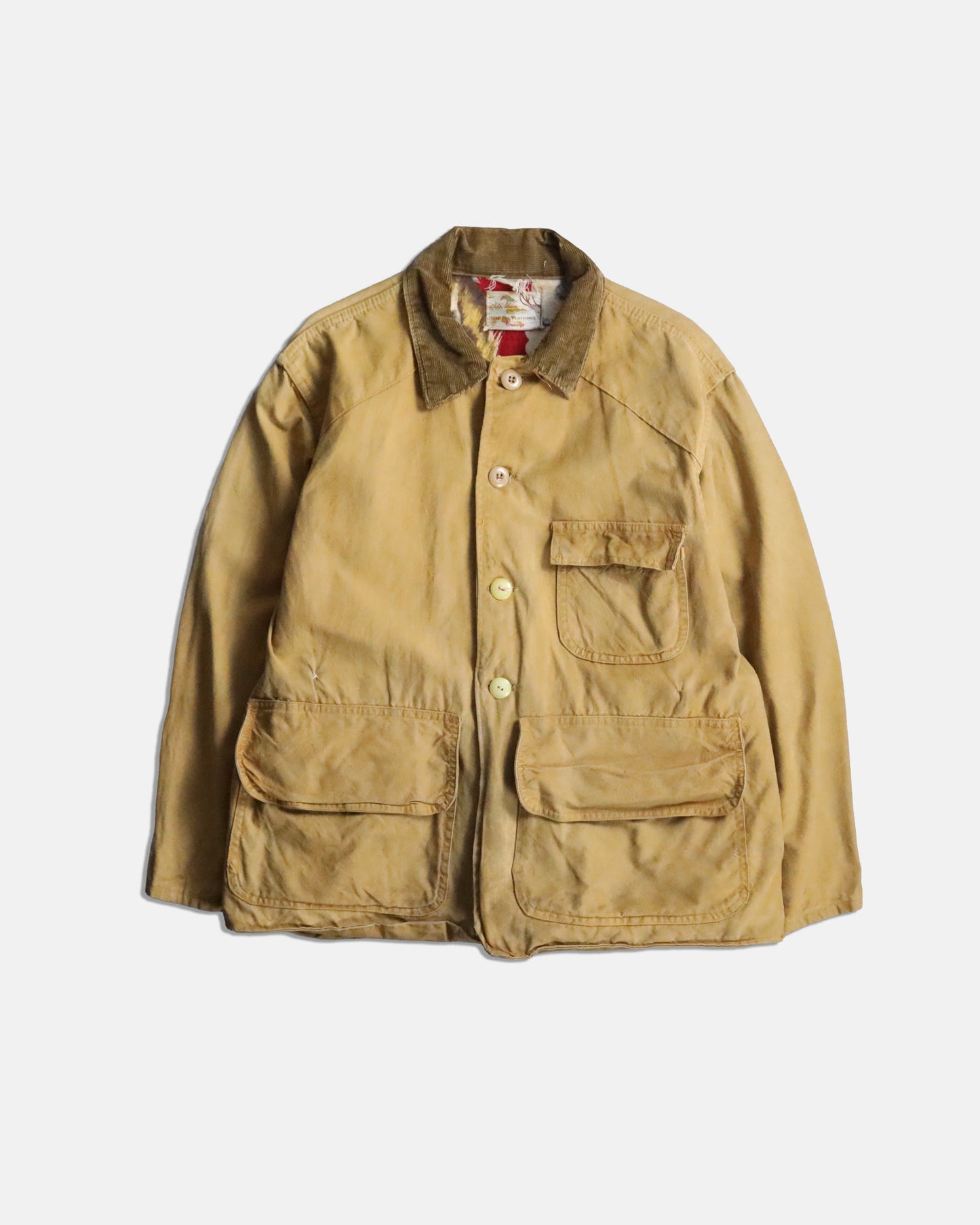 60's Penneys cotton canvas hunting jacket brown