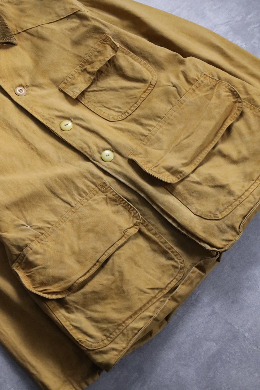 60's Penneys cotton canvas hunting jacket brown