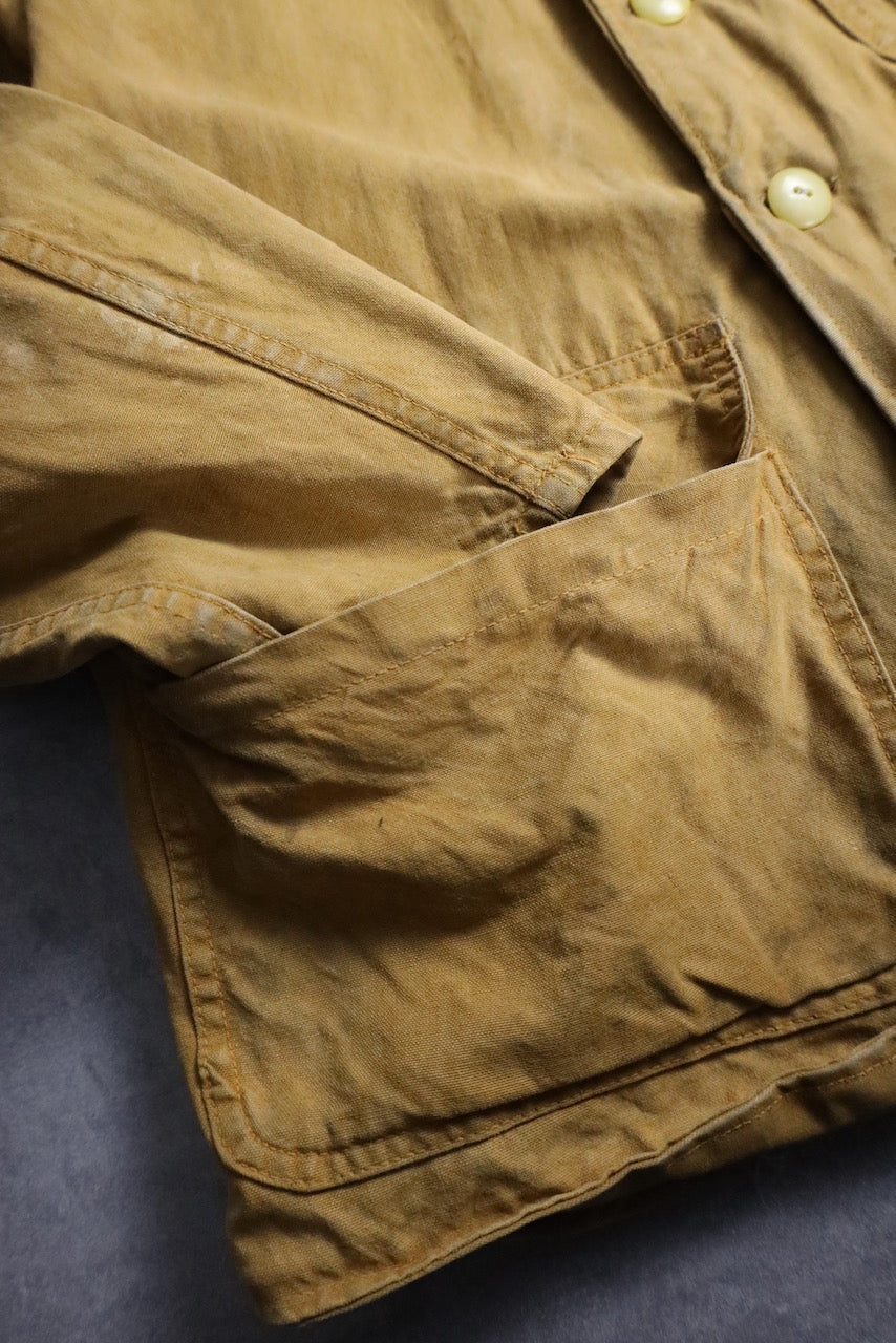 60's Penneys cotton canvas hunting jacket brown