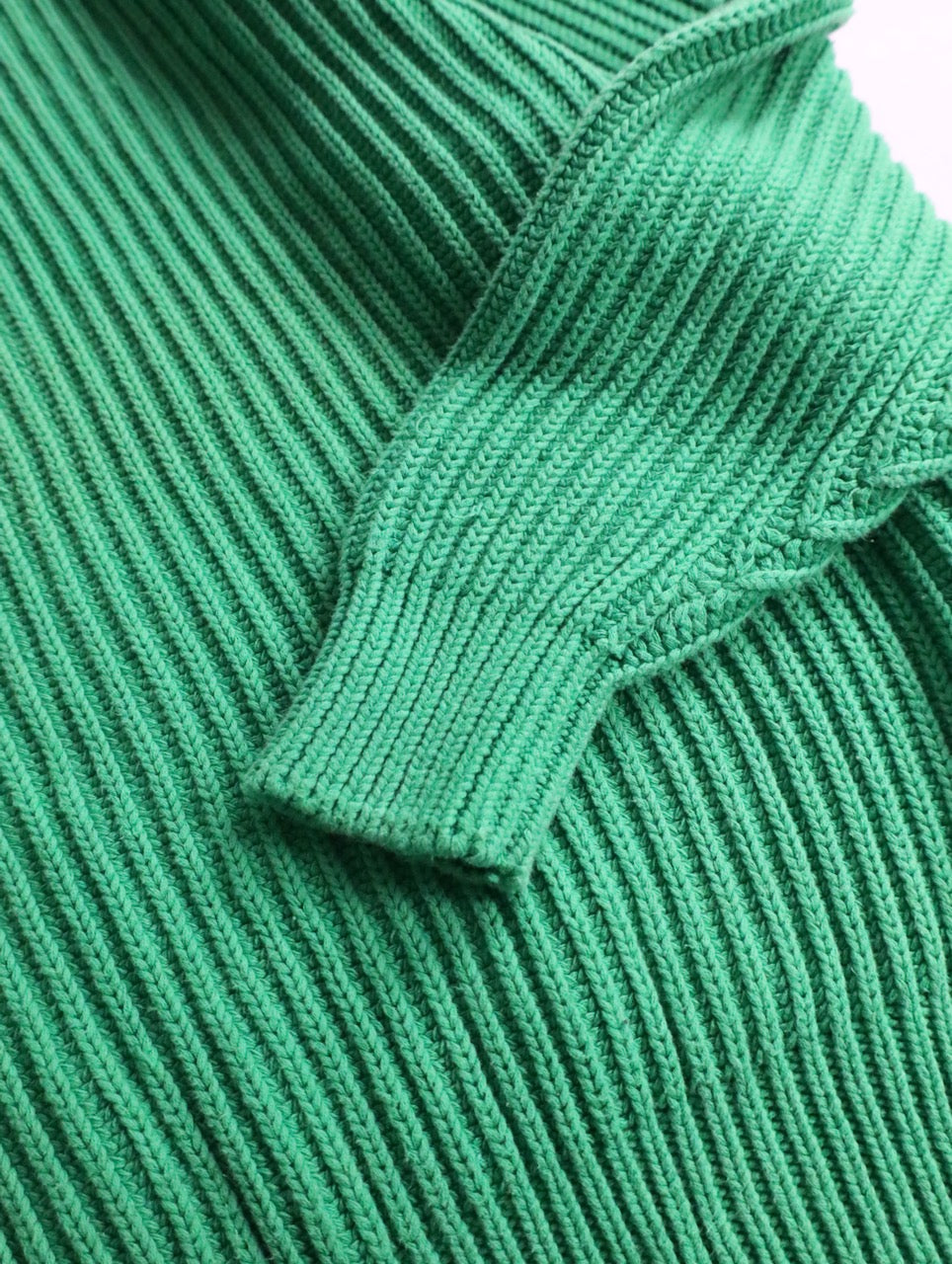 GAP cotton crewneck sweater green