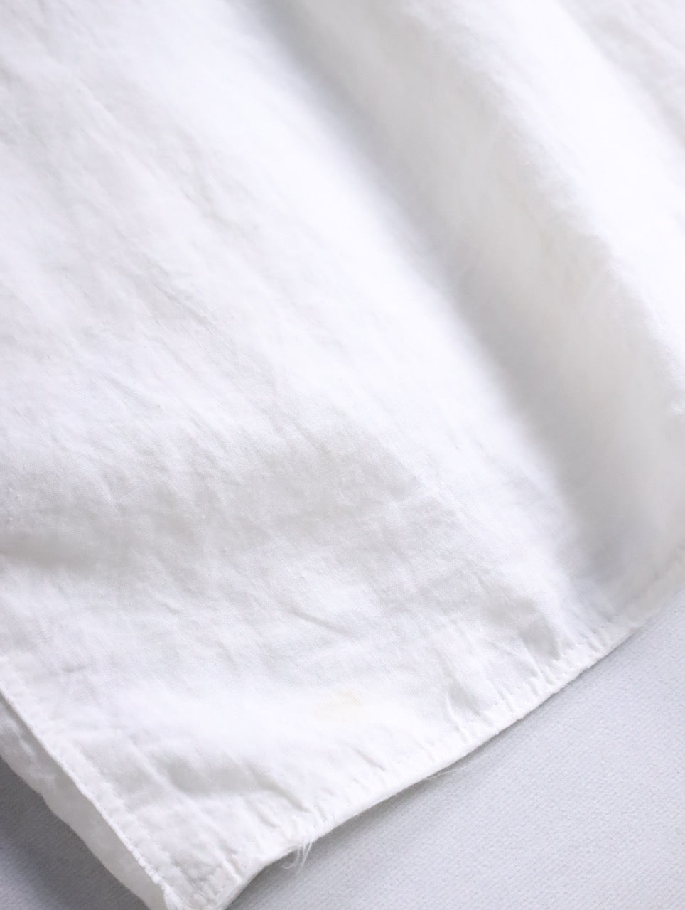 B yohji yamamoto linen shrit hoodie white