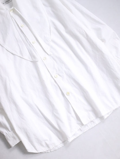 le chateau big collar shirt white