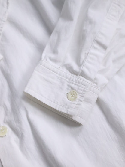 le chateau big collar shirt white