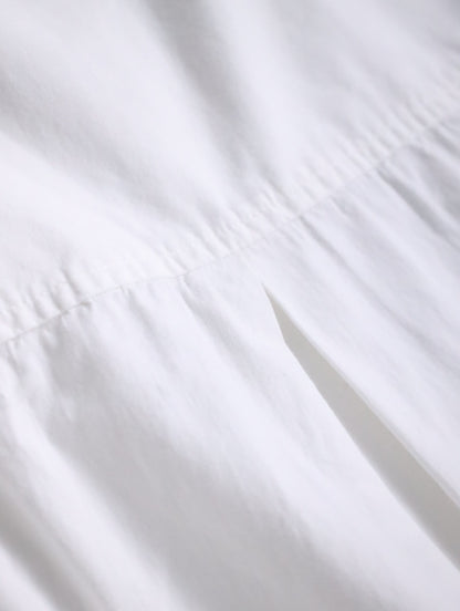 le chateau big collar shirt white